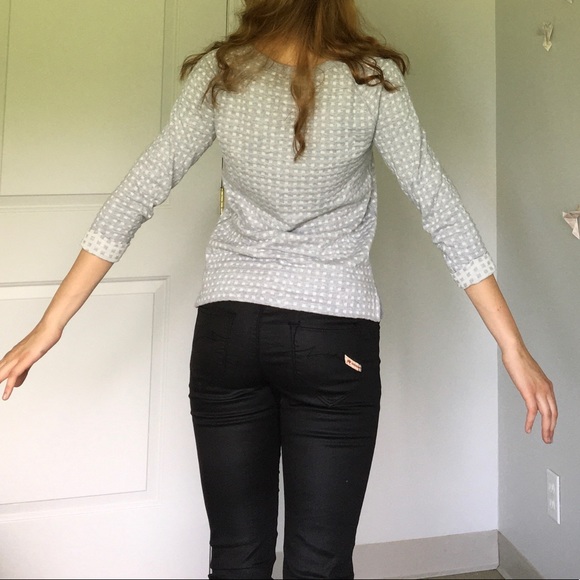 TH Grey Half-Sleeve Sweater - Picture 4 of 6